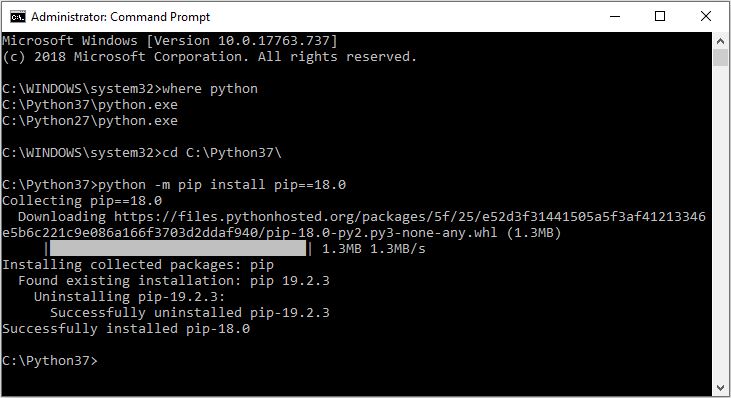 py pip install