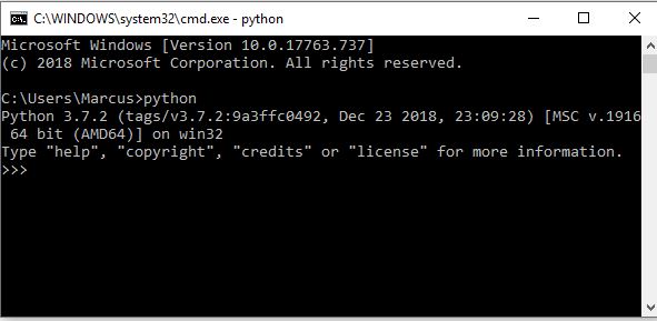 Python не видит модуль установленный pip windows